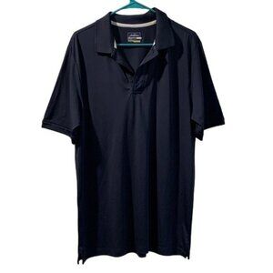 Men's Jack Nicklaus Navy Golf Polo Shirt Stay Dri Moisture Size Large EUC #0383